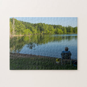 Fishing In The Morning Jigsaw Puzzle