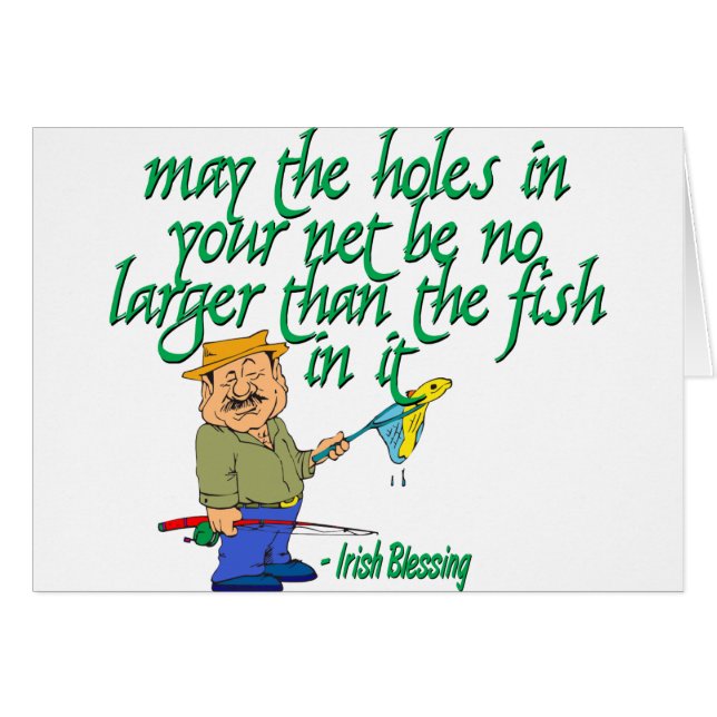 Fishing Irish Blessing (Front Horizontal)