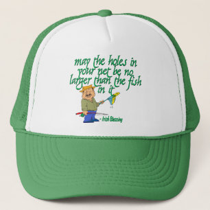 Fishing Irish Blessing Trucker Hat