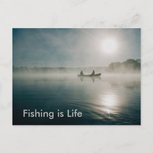 Fishing is Life postcard