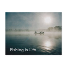 Fishing is Life postcard