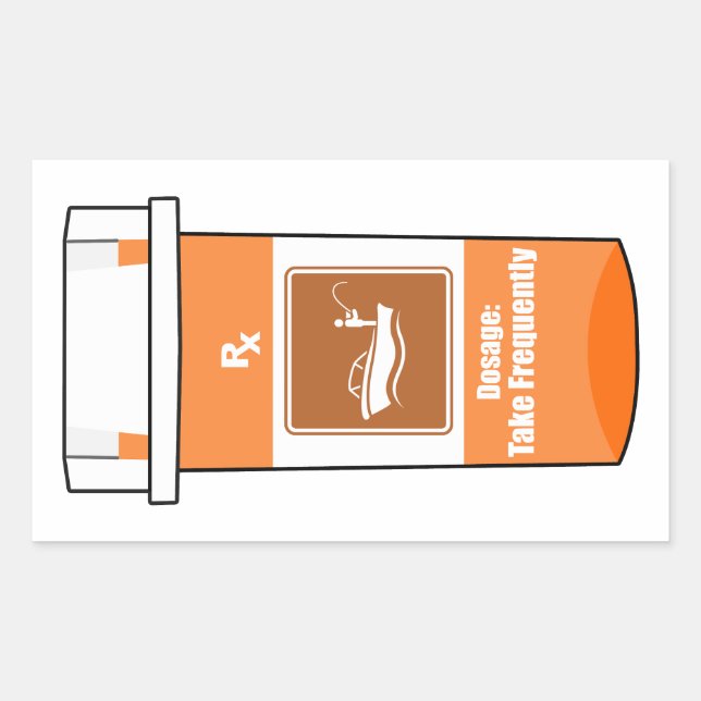 Fishing Is My Drug Sticker (Front)