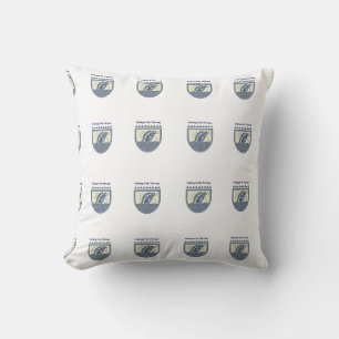 Fishing is My Therapy Throw Pillow