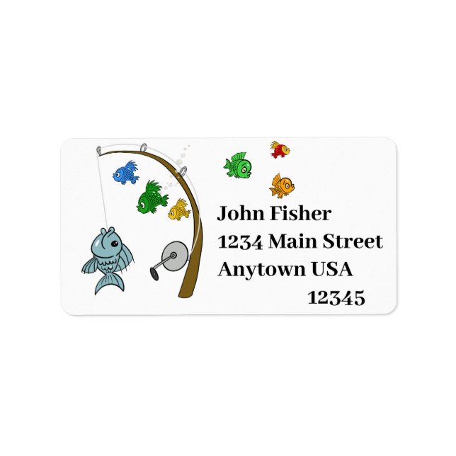 Fishing Label (Front)
