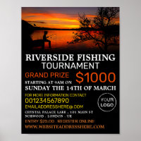 Fishing Lake Landscape, Fishing Tournament Event