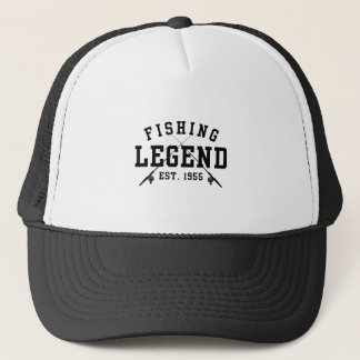 Fishing Legend Established 1955 Trucker Hat