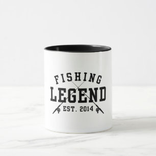 Fishing Legend Established 2014 Mug