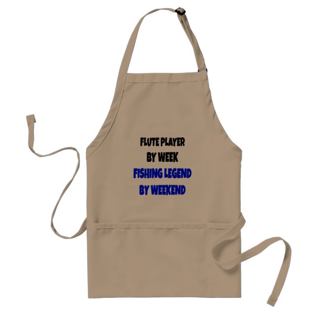 Fishing Legend Flute Player Standard Apron (Front)
