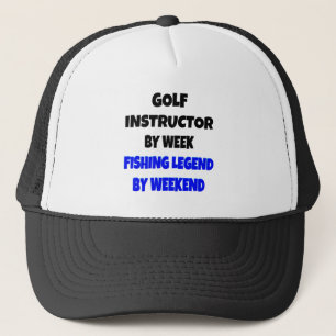 Fishing Legend Golf Instructor Trucker Hat