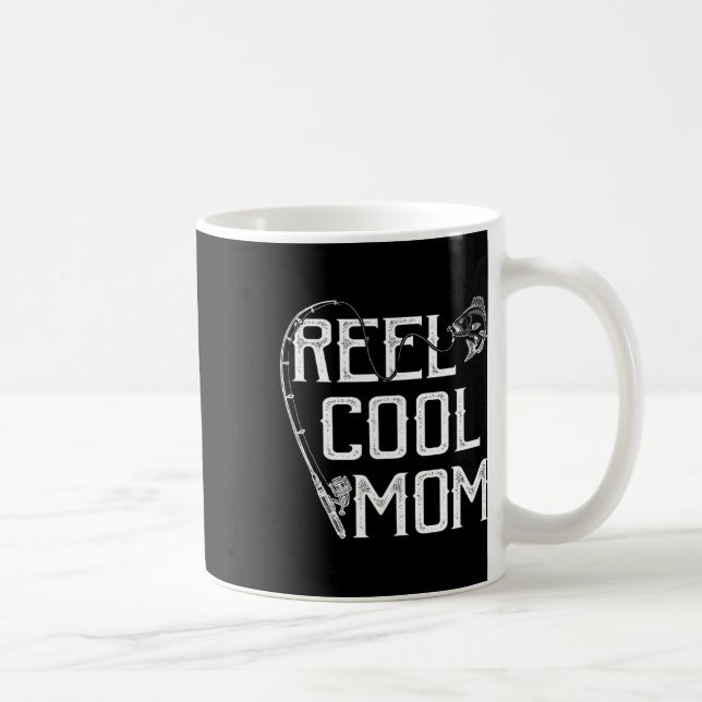 Fishing Lover Gift Reel Cool Mom Fisher Price Lovi Coffee Mug (Right)