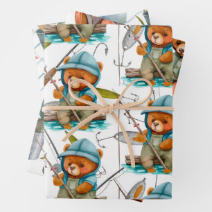 Fishing Lover  Wrapping Paper Sheet