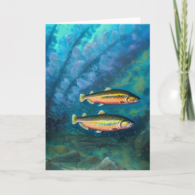 Fishing Lovers Birthday Card (Front)