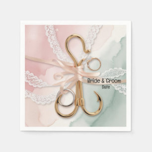 Fishing Lovers Hook on you Wedding  Napkin