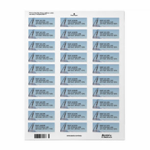 Fishing Lure Return Address Label