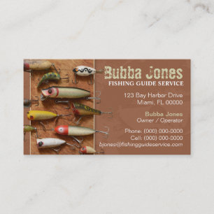 Fishing Lures Business Card