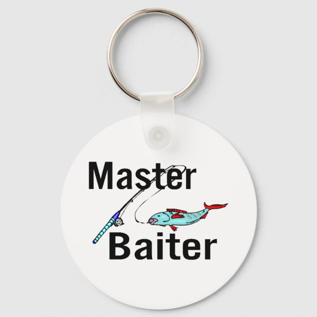 Fishing Master Baiter Keychain (Front)