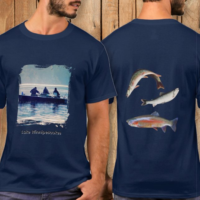 Fishing Memory Custom Location Photo  T-Shirt (Creator Uploaded)
