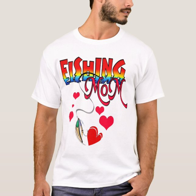 Fishing Mom Apparel T-Shirt (Front)