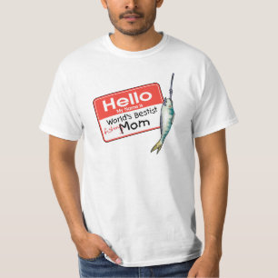 Fishing Mom Hello T-Shirt