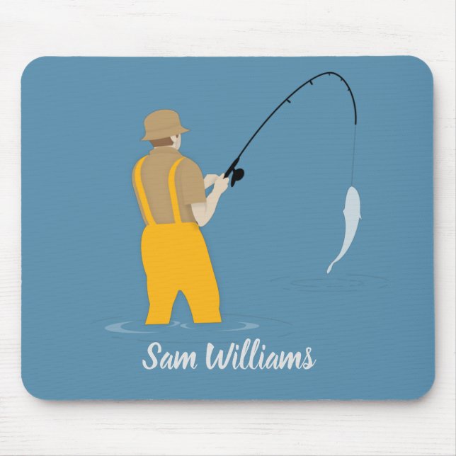 Fishing Mouse Pad (Front)