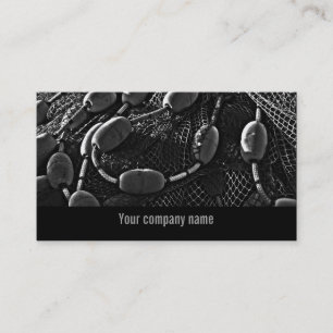 Fishing nets / seafood business card