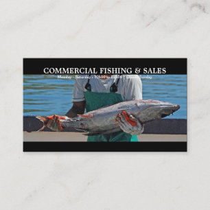 Fishing ocean fish   PERSONALIZE Business Card