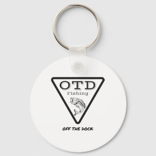 Fishing Off The Dock Keychain