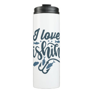 Fishing on fishing boat as fisherman thermal tumbler