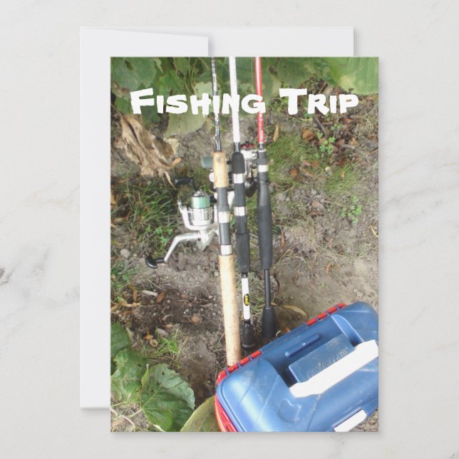Fishing or Camping Trip Invitations (Front)