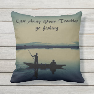 FISHING OUTDOOR PILLOW