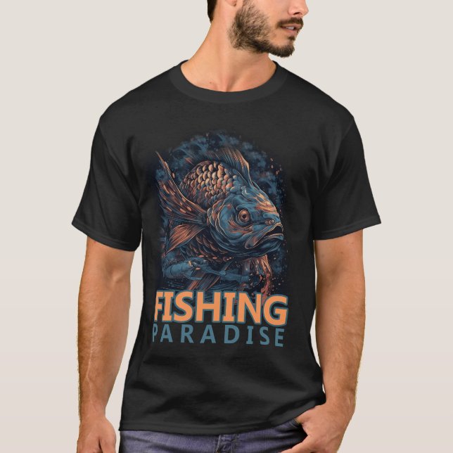 Fishing Paradise  T-Shirt (Front)