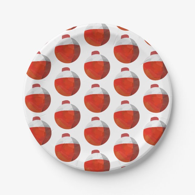 Fishing Party Paper Plates (Front)