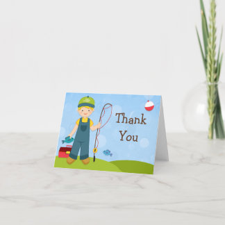 Fishing Party Thank You Card