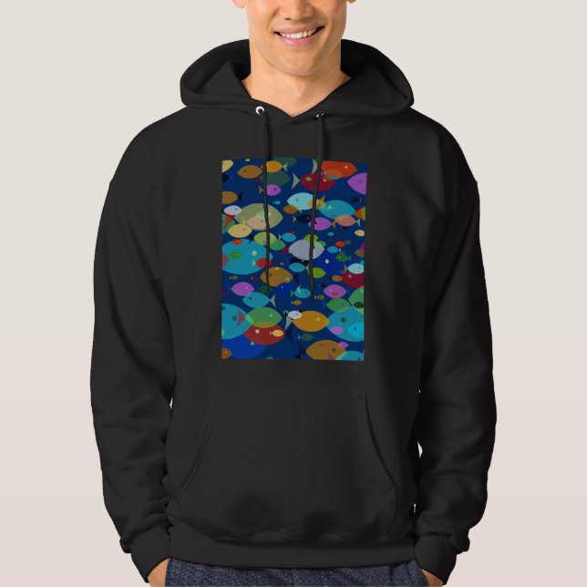 Fishing Pattern 35 Hoodie (Front)