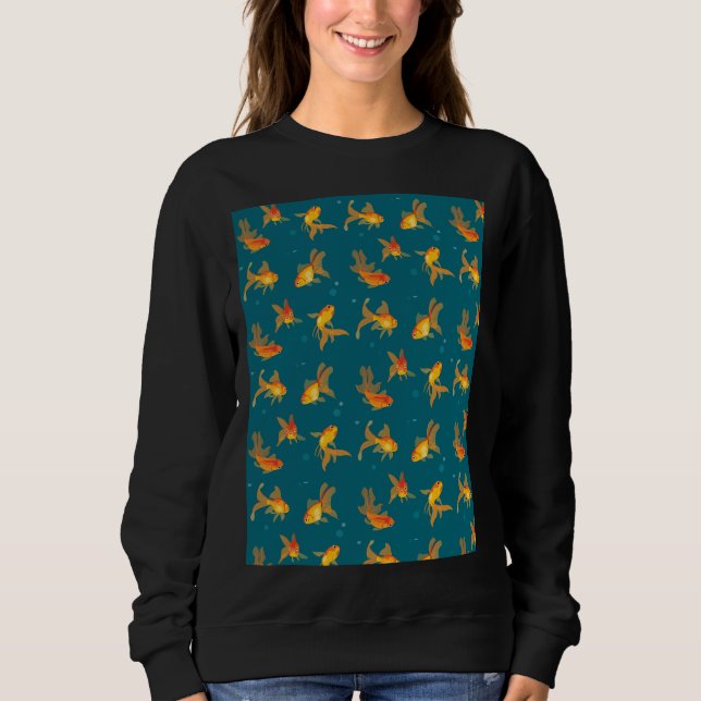 Fishing Pattern 63 Sweatshirt (Front)
