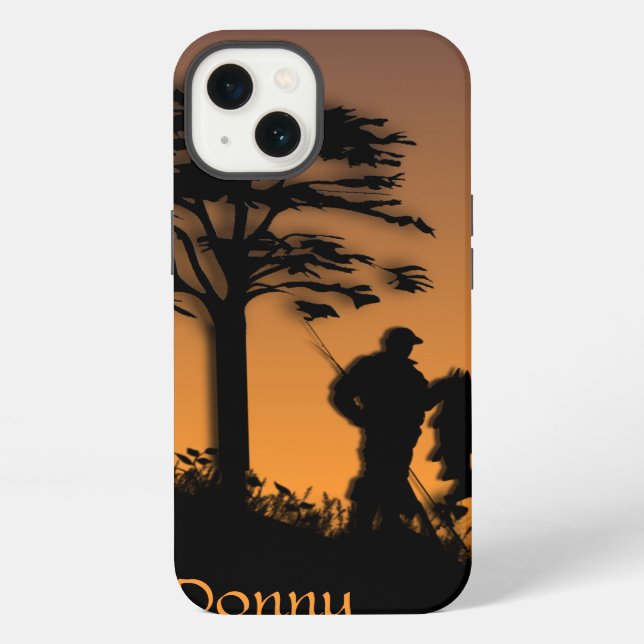 Fishing Personalized iPhone Case (Back)