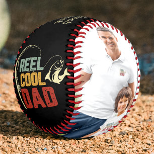 Fishing Photo Father's Day Baseball