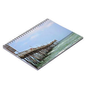 Fishing Pier by Shirley Taylor Notebook