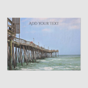 Fishing Pier by Shirley Taylor Tissue Paper
