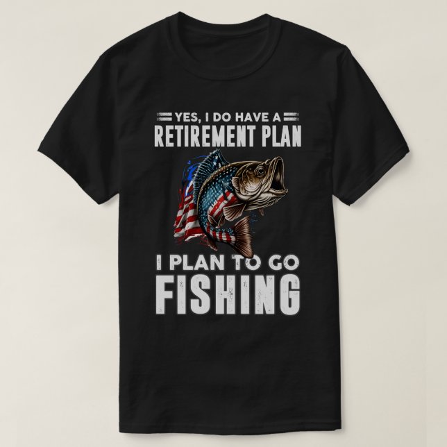Fishing plan 9 T-Shirt (Design Front)
