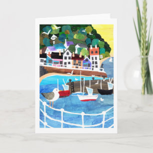Fishing Port Greeting Card