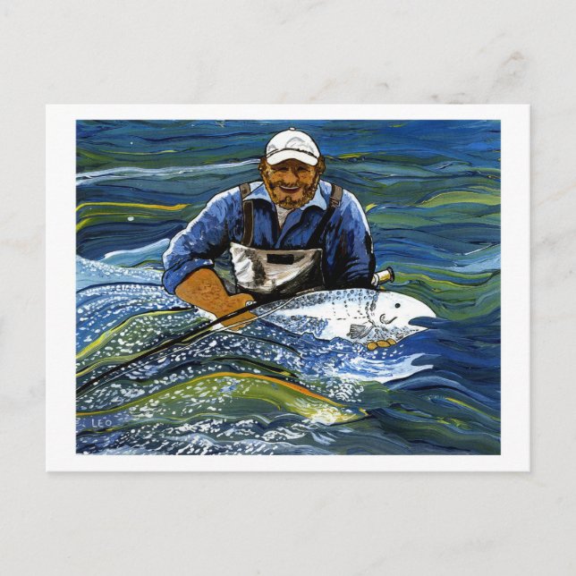 Fishing Postcard (Front)