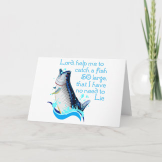 Fishing Prayer Card