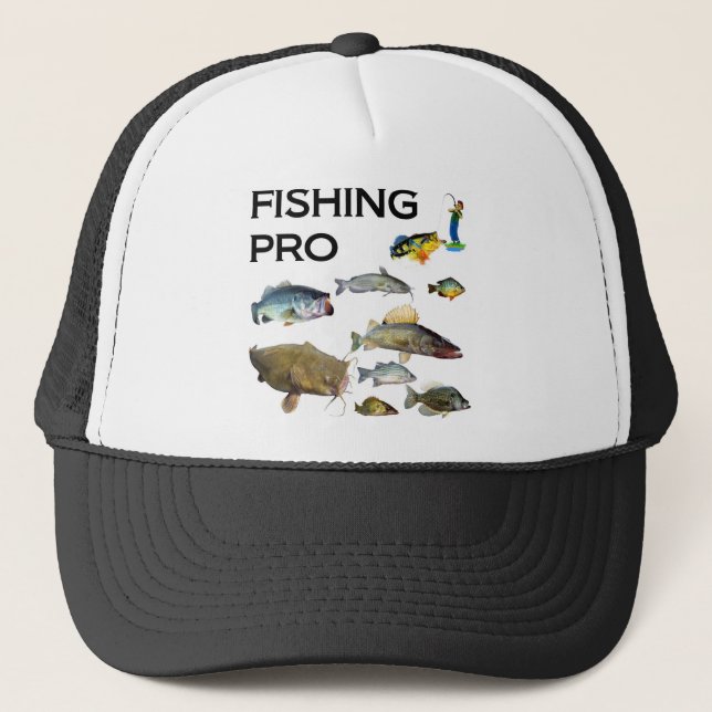 Fishing Pro Trucker Hat (Front)