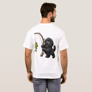 Fishing Puppy  T-Shirt