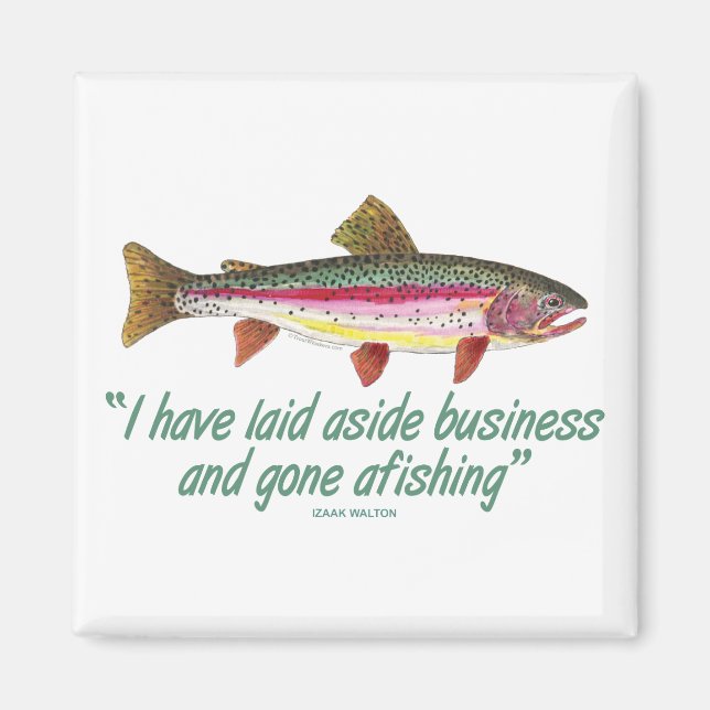 Fishing Quote Magnet (Front)