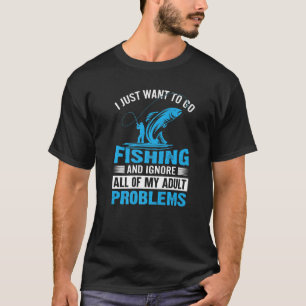 Fishing quotes for fisher man vintage  fishing T-Shirt