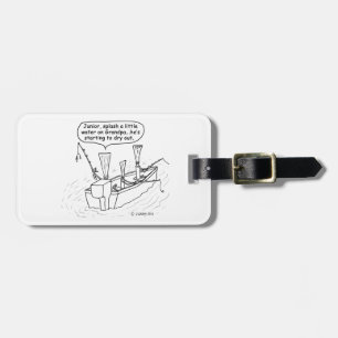 Fishing Reeds Luggage Tag