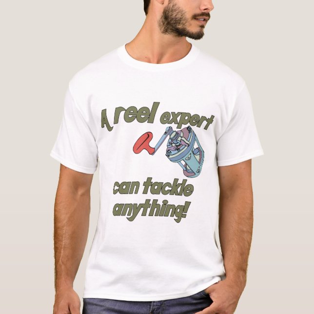 Fishing Reel Expert T-Shirt (Front)