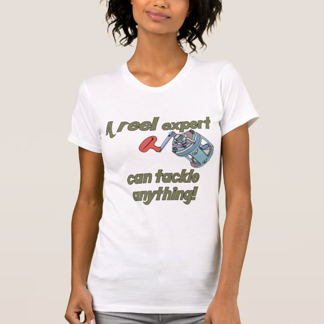 Fishing Reel Expert T-Shirt (Front)
